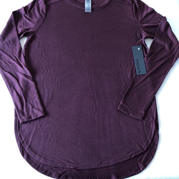 Mono B Long-sleeve Athleisure Flow Top - Picture 6 of 11